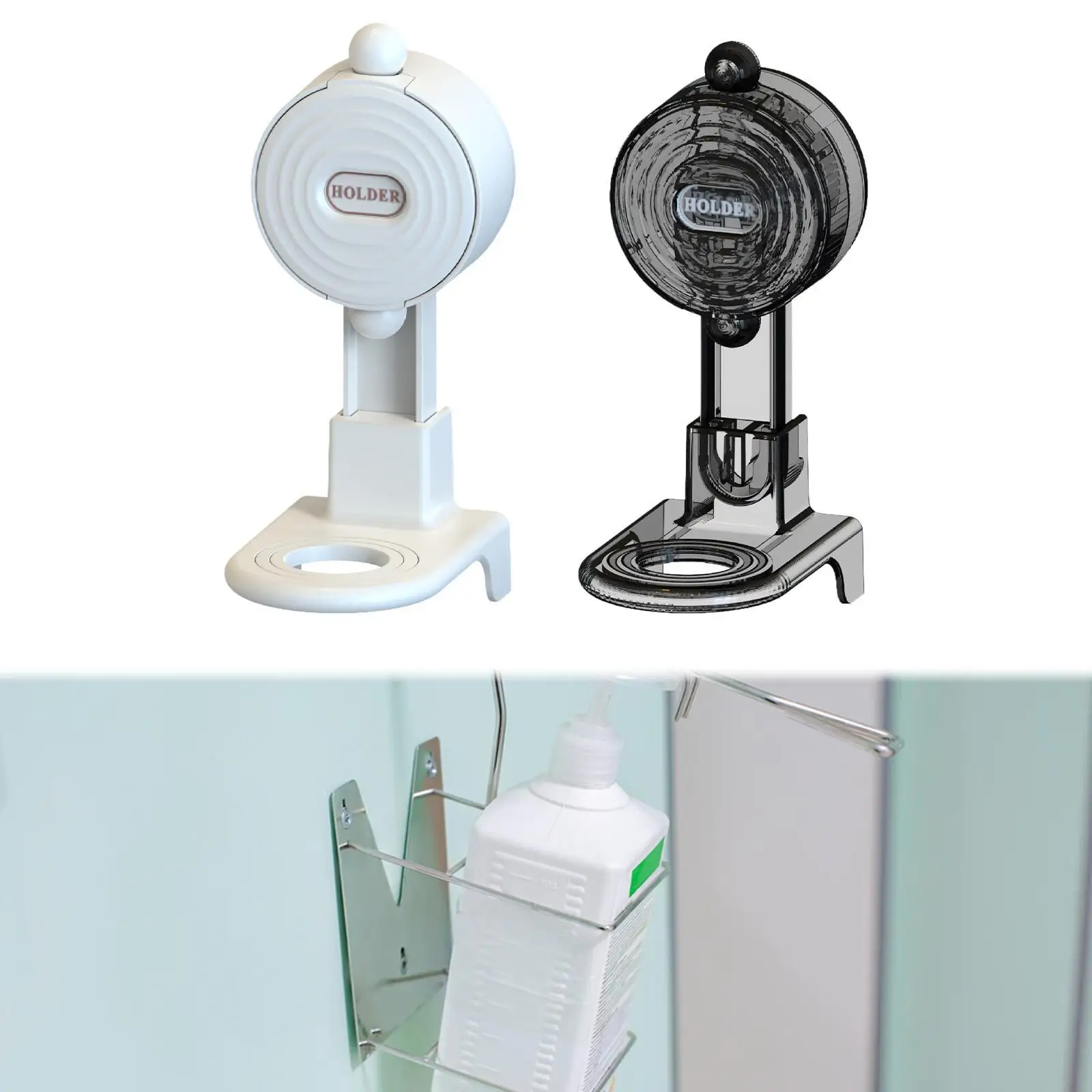 Hand Soap Dispenser Holder Shampoo Storage Draining Multipurpose Liquid Soap