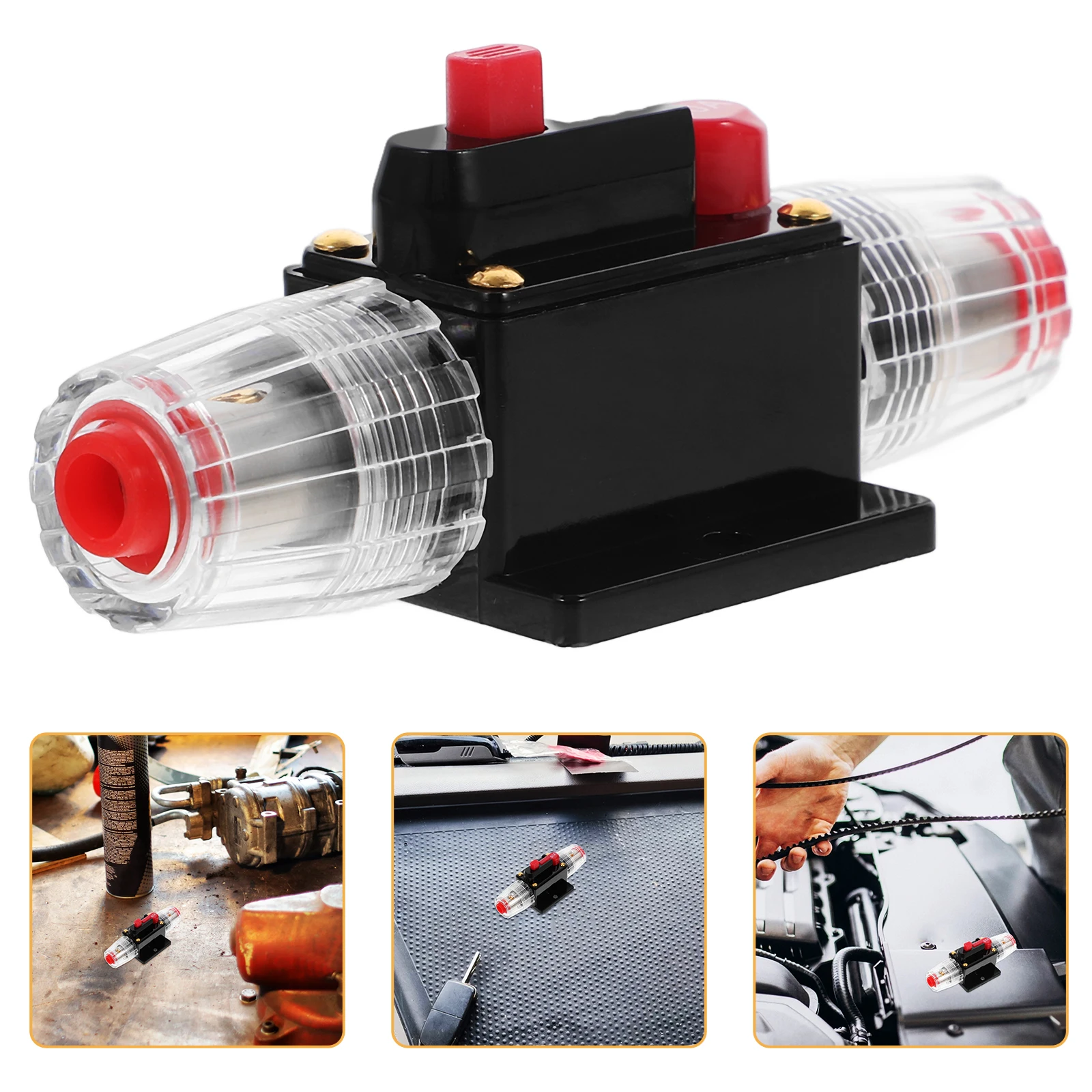 

Reset Manual Reset Fuse Holder For Car Boat Rv Automotive Audio Systems Self Restoring Miniature Overload Protection Safe