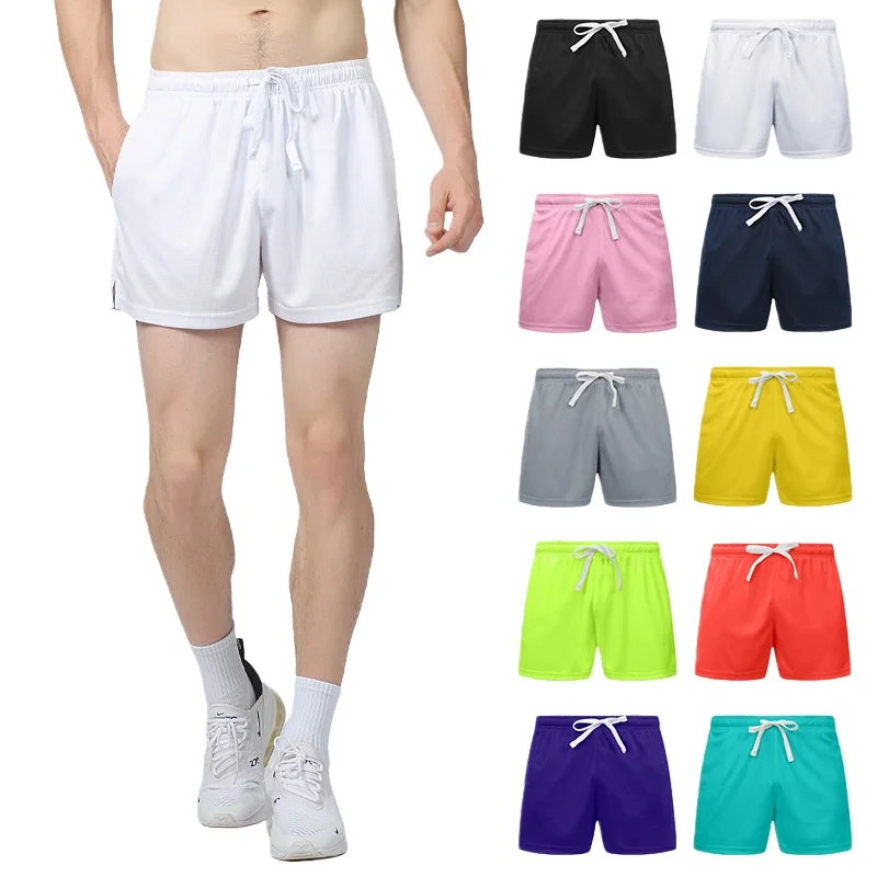 

Trendy Straight Leg Men's Sport Pants Casual Loose Fit Spring Autumn Solid Color Fashion Brand Three-Pointed Pants