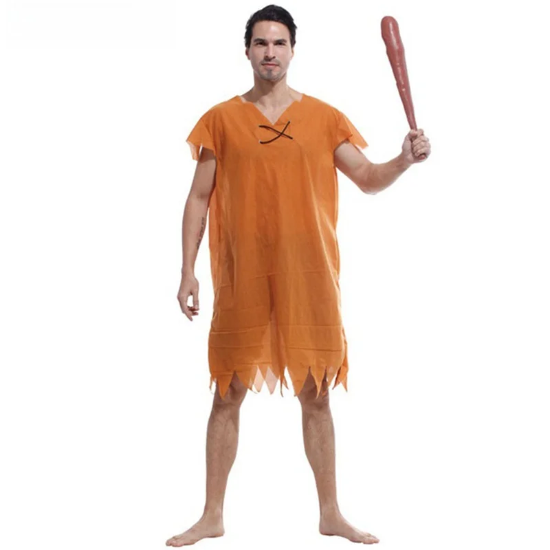 Indisches authentisches Kostüm für Herren, primiver Bühnenanzug, Halloween-Par-Cosp-Kleidung, wilder Mann, originelles Menschen-Outfit