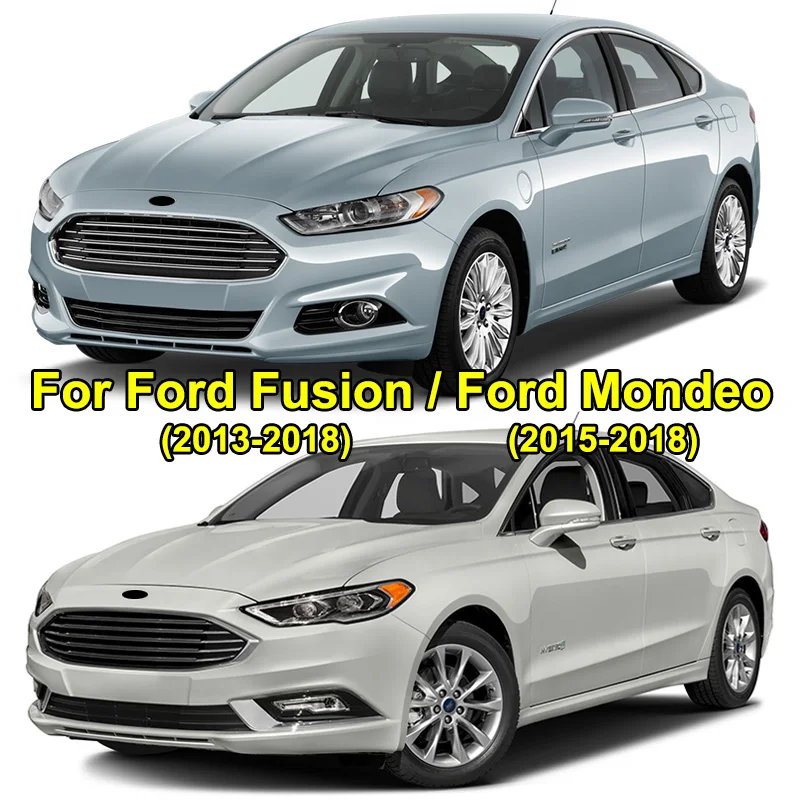 For Ford Fusion Mondeo 2013 2014 2015 2016 2017 2018 Chrome Rear Tail Fog Light Lamp Foglight Cover Trim Decoration Car Styling