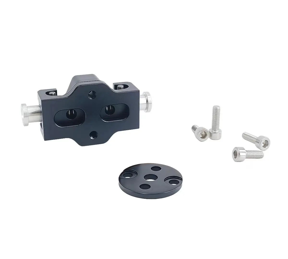 UAV quick installation of propeller mount. UAV accessories. Propeller clamp. Clamping device with self-tightening feature. Alumi