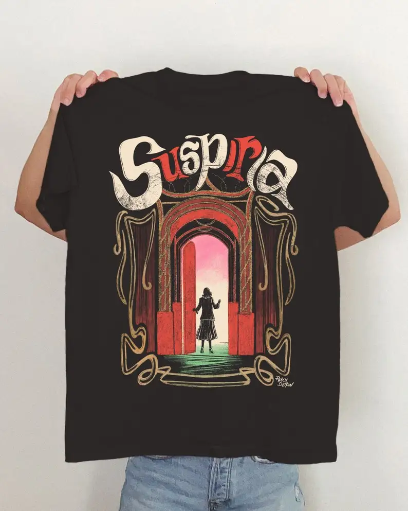 Suspiria T-shirt Oversized Unisex Streetwear Trendy Cotton Fashion Street Casual Classic Loose hot product Comfortable Couples