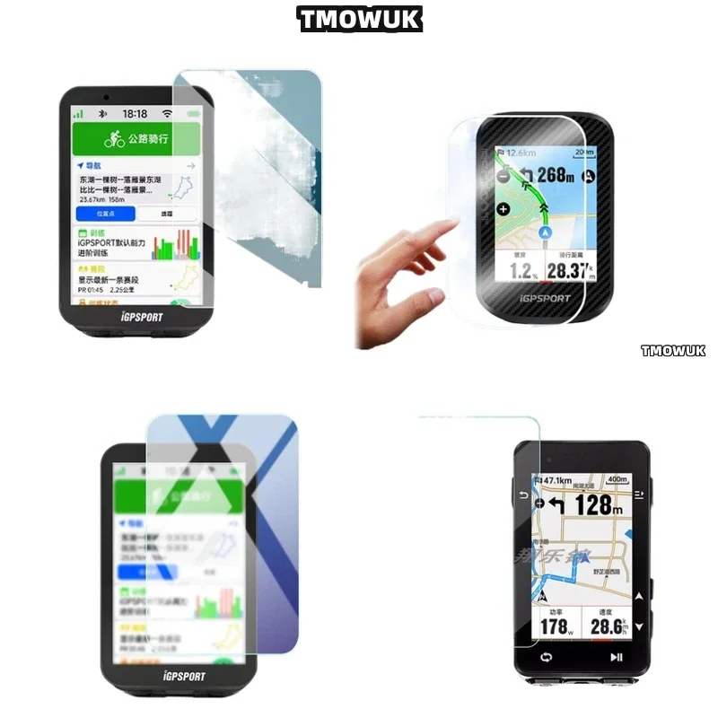 

For IGPSPORT BSC300 300T BSC200S IGS800 BSC200 - Long - Lasting 9H HD Tempered Glass Screen Protector For