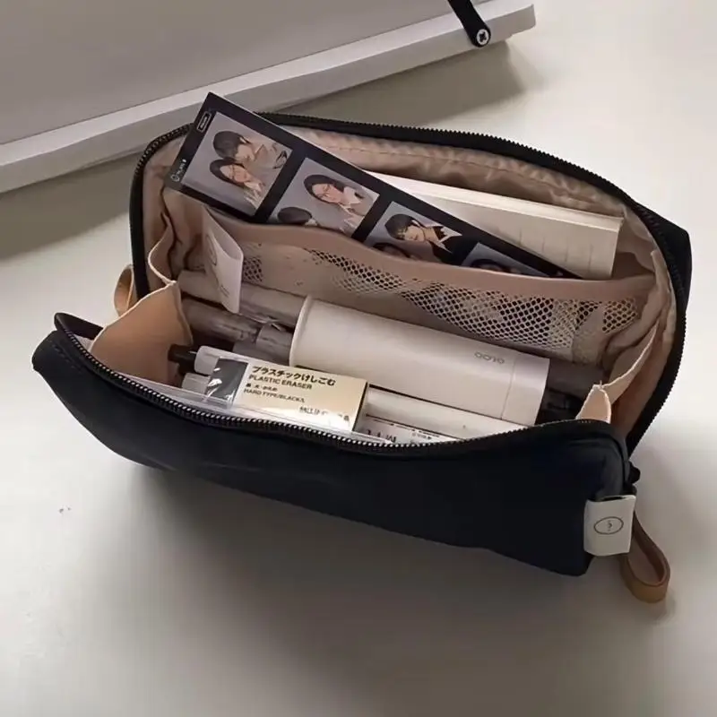 Neues Federmäppchen mit großem Fassungsvermögen für Schüler, Federtasche, Schreibwarenbox und Aufbewahrungstasche für Make-up-Stifte