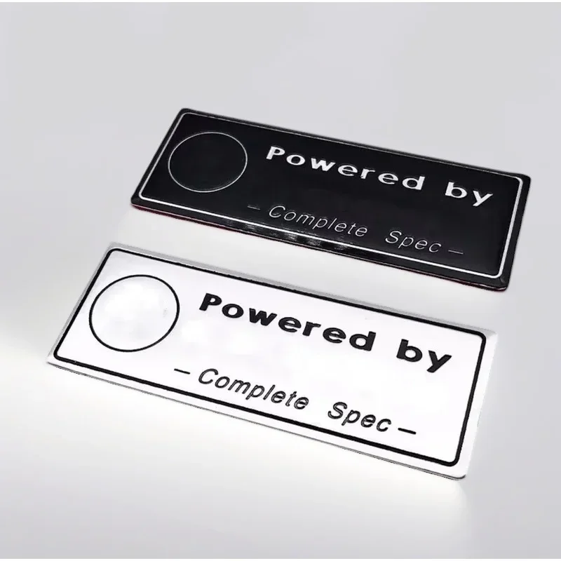For BRABUS Powered by Emblem Sticker  Door Side Marker Sticker  BRABUS Fender Sticker Car