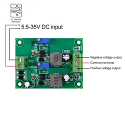 Convertitore di tensione Buck Boost DC-DC 5.5V-35V a 1.22 ~ 16V modulo di alimentazione Step UP Down tensione regolabile per Arduino