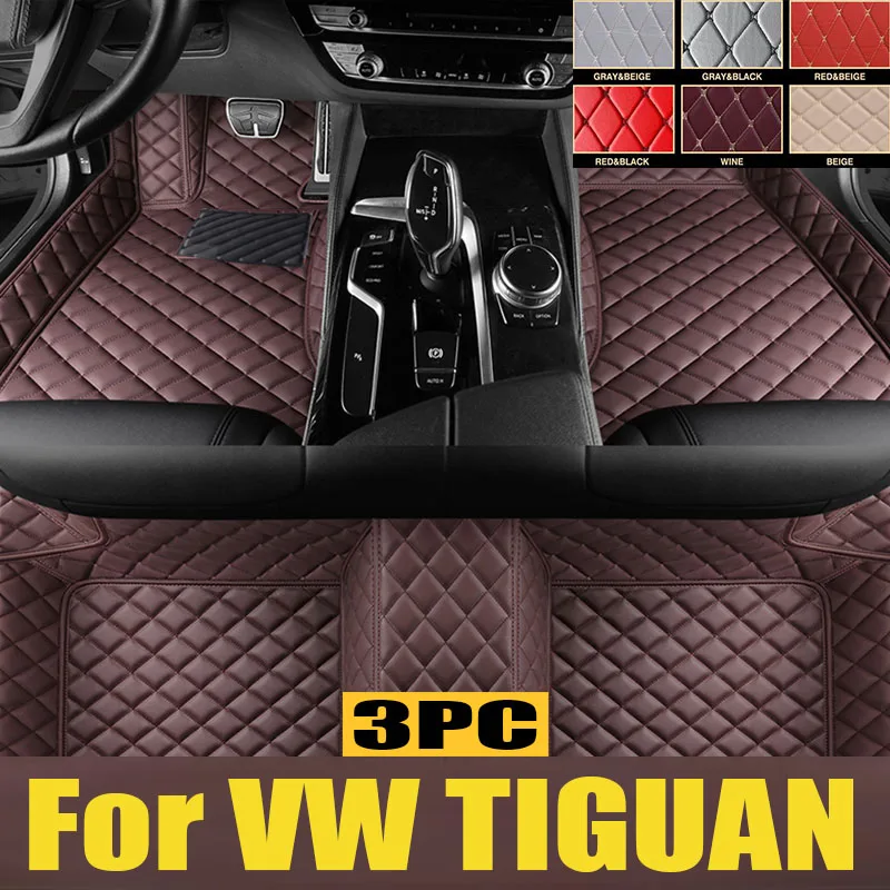 

Car floor mats for VW TIGUAN 2009 2010 2011 2012 2013 2014 2015 2016 Custom auto foot Pads automobile carpet cover