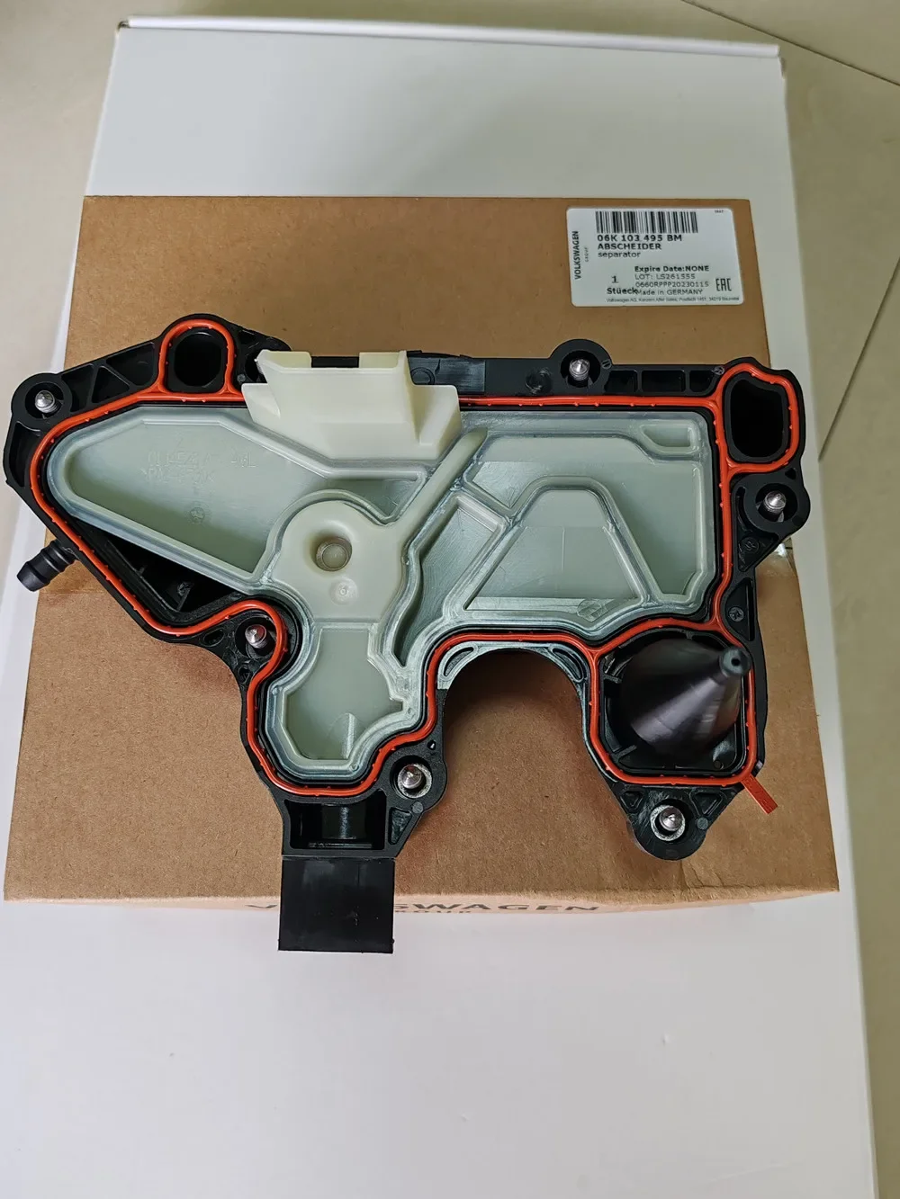 حقيقي 06K-103-495-BM فاصل زيت المحرك مع مجموعة طوقا 06K103495BM ل 15-21 أودي A3 A4 Q3 فولكس فاجن جولف