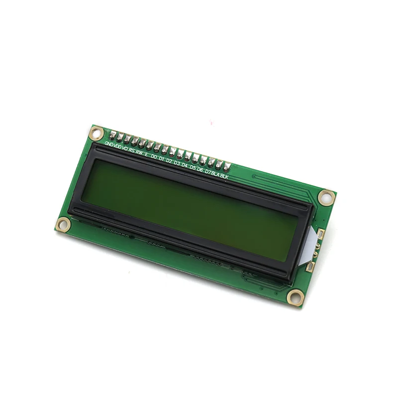 Modulo display LCD1602 I2C IIC Schermo blu verde 5V 16x2 Adattatore modulo display caratteri Llate per Arduino ﻿