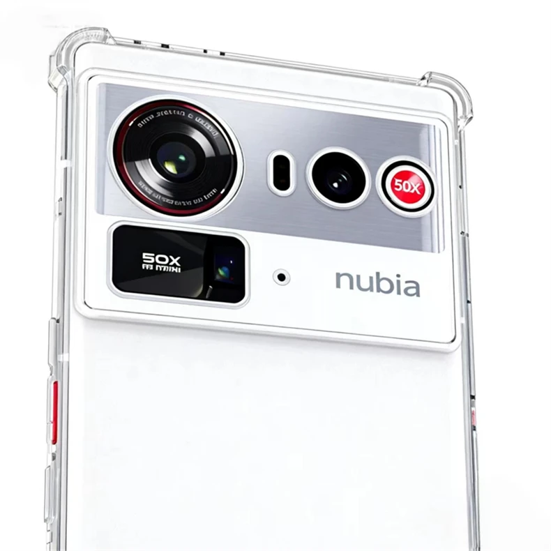 Fall Für ZTE Nubia Z80 Ultra Z70 S Z60 Ultra Transparent Weiche Silikon Abdeckung Stoßfest Stoßstange Anti Fall Airbag Shell – Detail 4