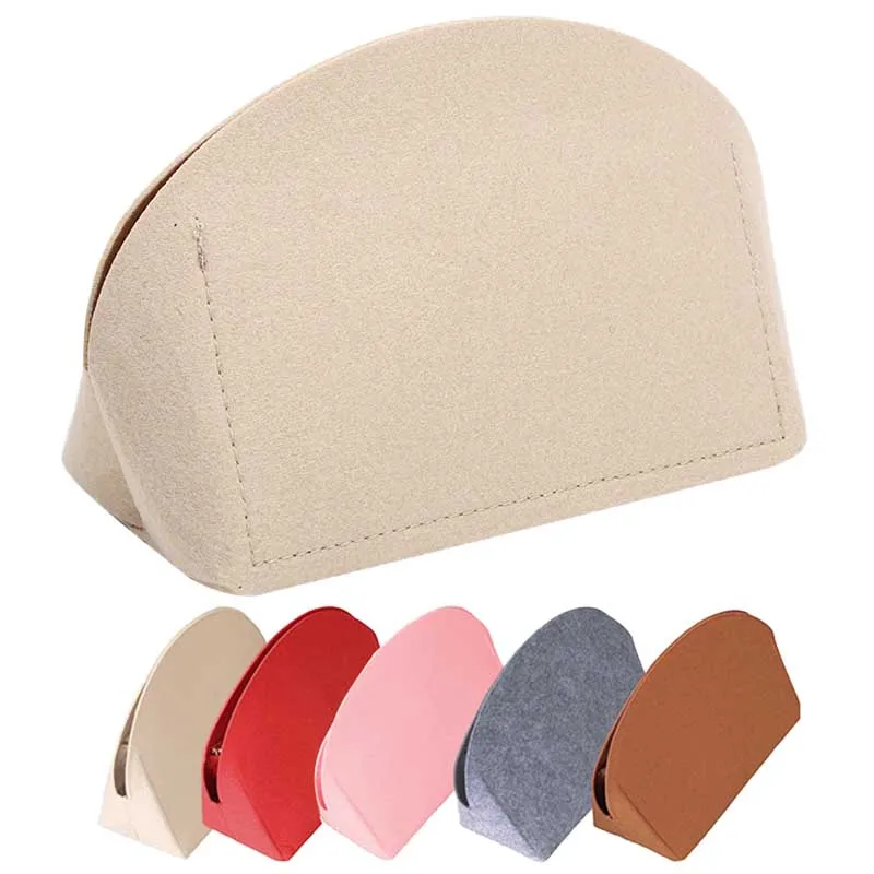 

Подходит для туалетных принадлежностей, фетровая ткань, сумка-органайзер, сумка для макияжа, органайзер, дорожная внутренняя сумочка, портативные косметички