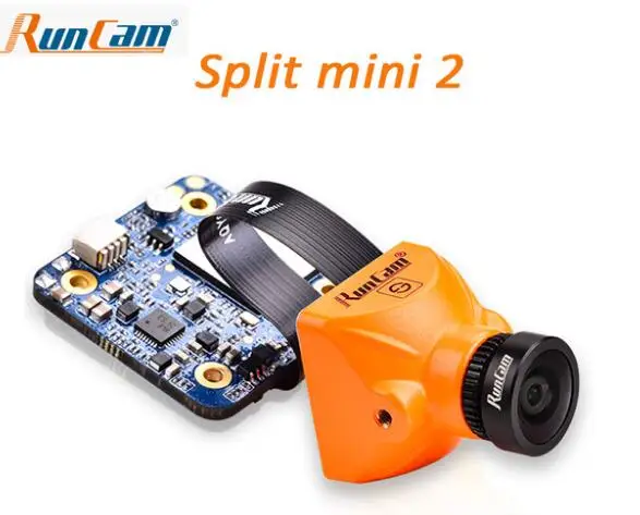 RunCam Split mini 2S /Split 2 kamera FPV z WiFi 2 MP1080P/60fps nagrywanie HD plus WDR NTSC/PAL przełączane na drony wyścigowe