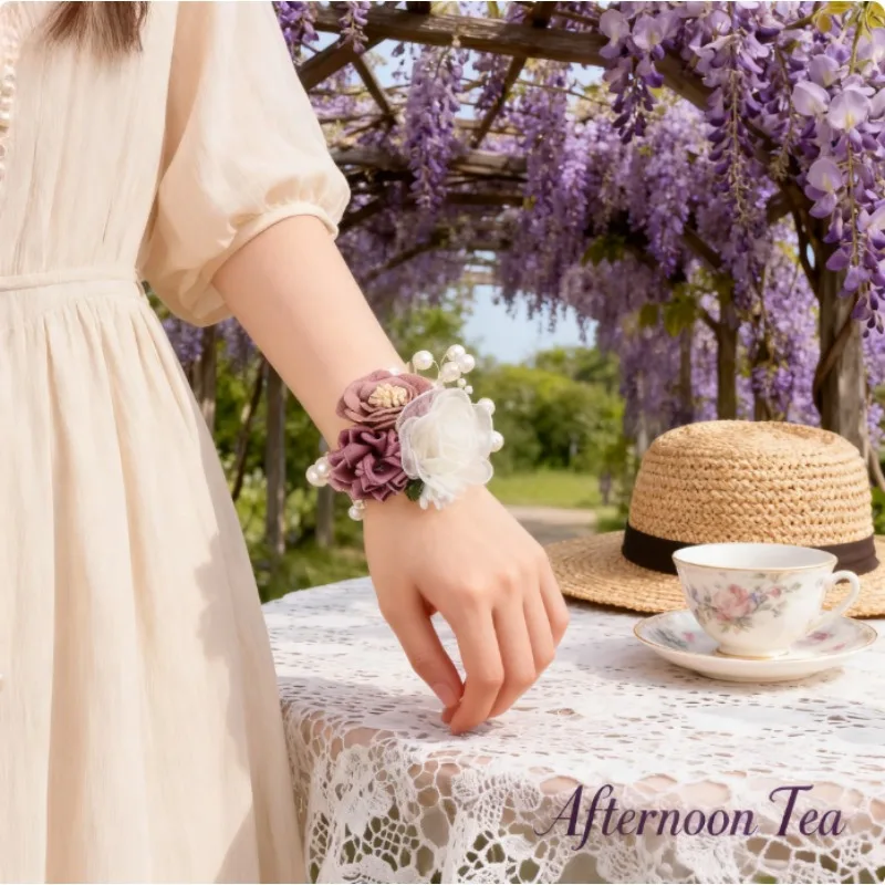 

Лиловый корсаж на запястье для невесты, свадебный аксессуар с набором broszek для подружки невесты для декора церемонии