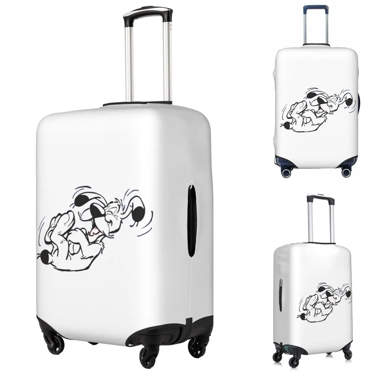 

Asterix And Obelix Dogmatix Ideafix Obelix Dog1 Suitcase Cover Protection Elastic Travel Luggage Protector Covers for 18-32 Inch