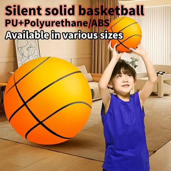 Indoor Silent Basketball Various indoor Activities with mini basketball hoop High Resilience Lightweight Bounce Recreation Ball