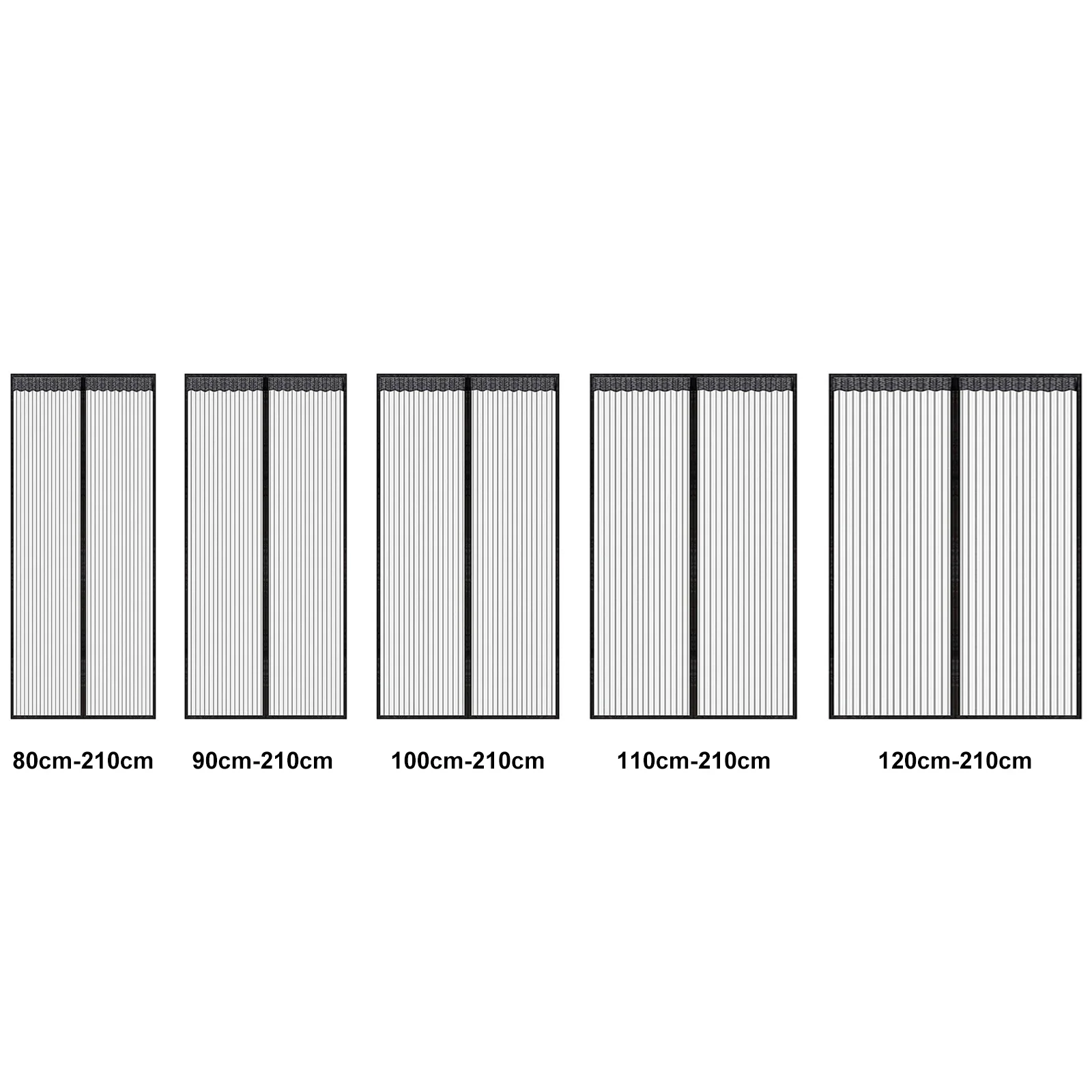 Magnetic Door Screen Custom Size Mosquito Net Curtain Fly Automatic Closing Mesh Kitchen Indoor Living Room