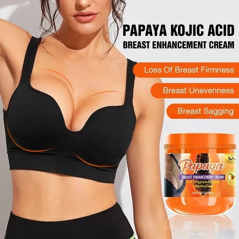 200g Papaya Body Cream Chest and  Buttocks Plump Cream Firming lift and pull Massage Heating Cream Skincare