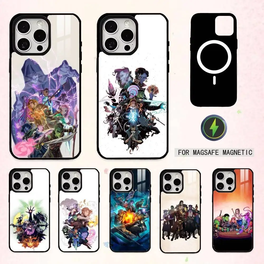 

Epic Fantasy T-The Mighty Nein Phone Case For iPhone17,16,15,14,13,12,11 Plus,Pro Max Magnetic For Magsafe Wireless Charging