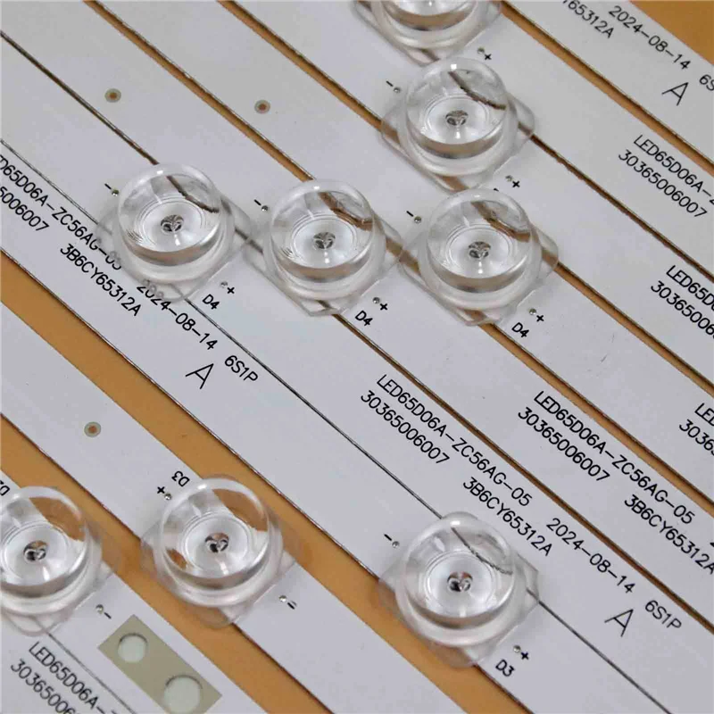 Haier 65V81 65V51 LU65C61 LC65J71 LU65J71 바용 LED 백라이트 스트립 ELEMENT E4AA65R 테이프용 LED65D06A-ZC56AG-05 키트 밴드