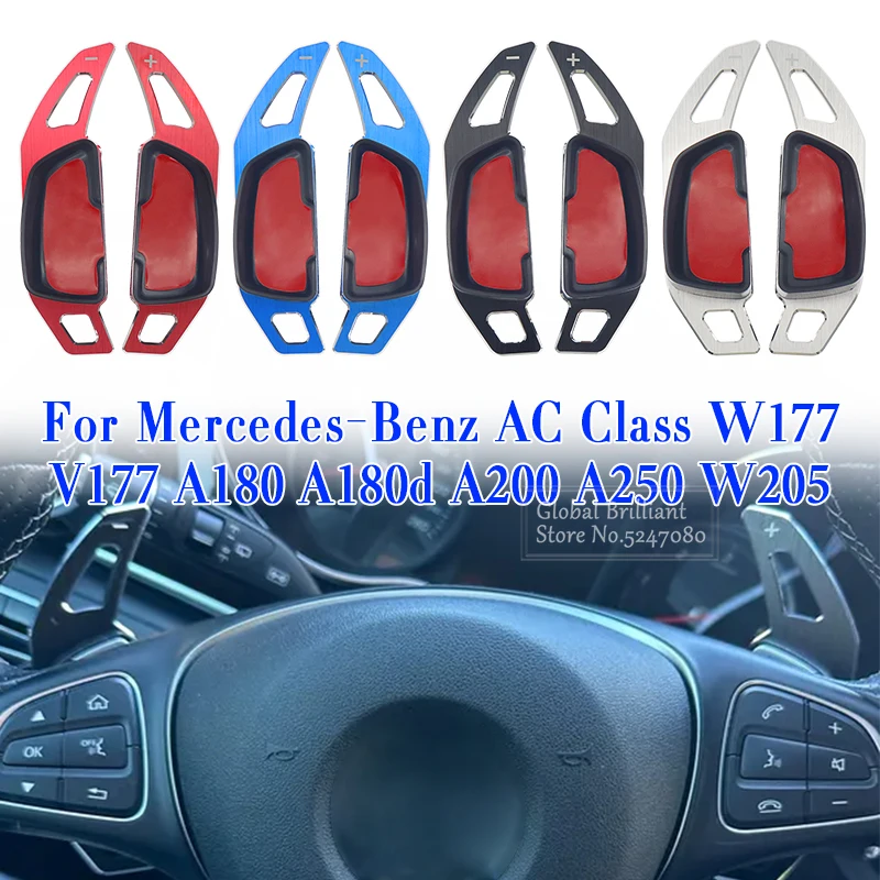 Steering Wheel Paddle Shifter Gear Shift Extension for Mercedes-Benz A W177 V177 A180 A180d A200 A250 C Class W205 201-2021