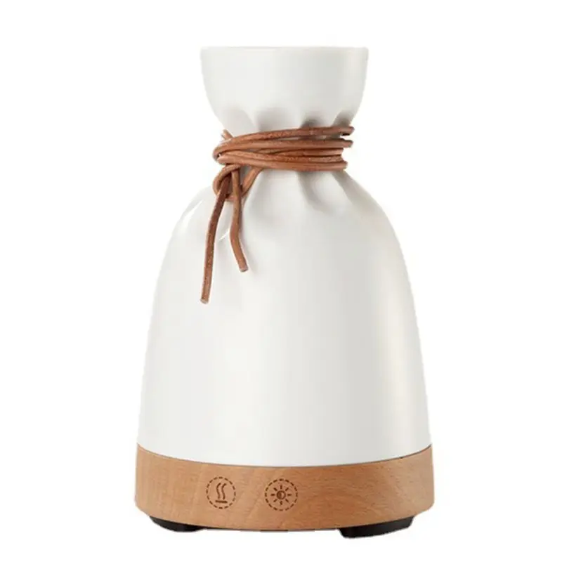 

Global Sale-Small Bag Aroma Diffuser, Portable Ultrasonic Humidifier With Solid Wood Design, Essential Oil Aromatherapy Lamp