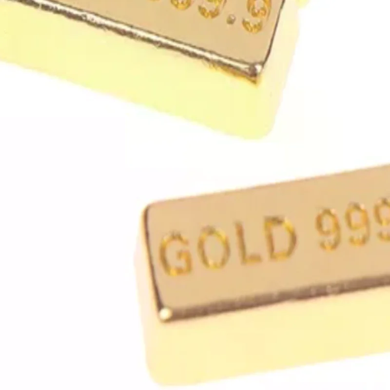 10 قطعة/المجموعة 1:12 دمية مصغرة قضبان الذهب عملة نموذج ل بيت الدمية اكسسوارات الديكور الاطفال التظاهر اللعب اللعب الهدايا #1