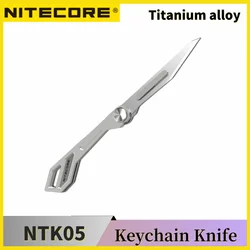 NITECORE NTK05 Ultra Tiny Titanium keychain lightweight multi-purpose Folding Outdoor Tool