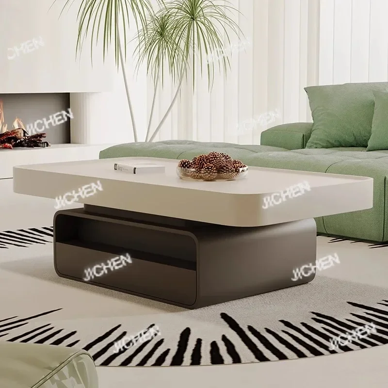

JC Decoration Round Side Table Nordic Modern Storage Vintage Living Room Coffee Table Standing Aesthetic Meubles Unique Furnitur