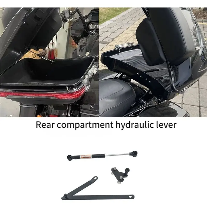 NEW HOT in Stock-Motorcycle Accessories Hydraulic Rod Trunk Support Rod For Harley Touring Road Glide Road King Street Glide