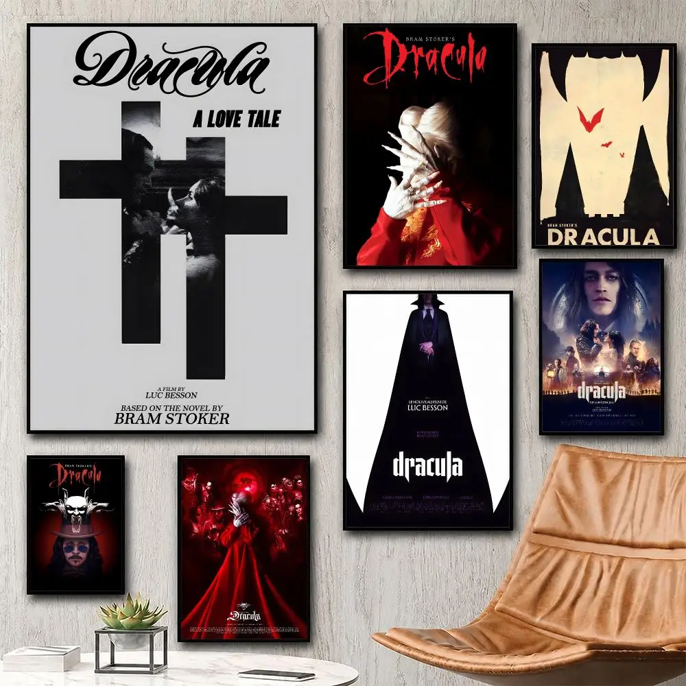 Ästhetisches Wandkunst-Poster, trendiges Film-Poster „Dracula: A Love Tale“ für Schlafzimmer, Studentenwohnheim, Heimdekoration, großes Wandbild-Druck.