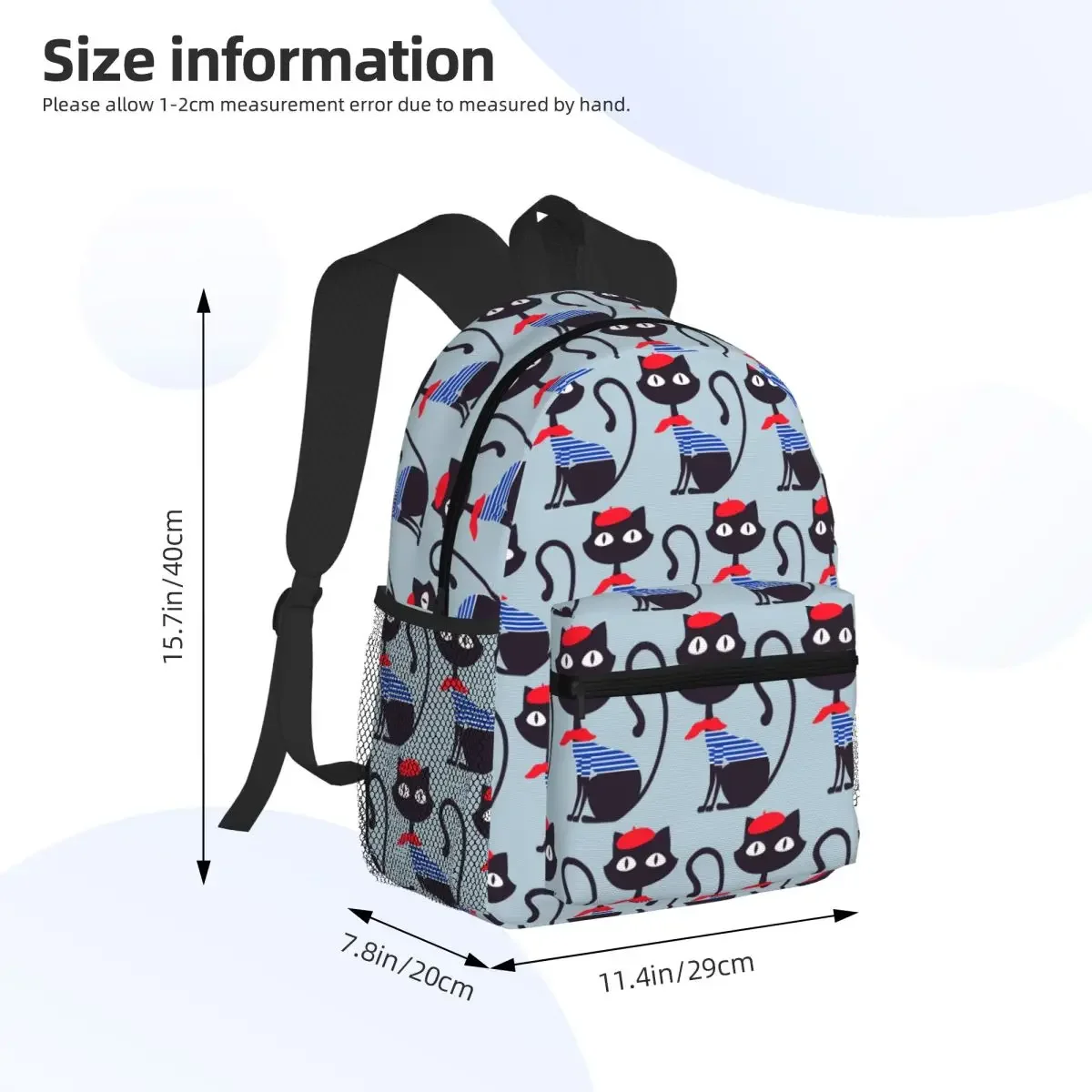 حقيبة ظهر مدرسية للطلاب من لو مياو، حقيبة ظهر للسفر والمشي لمسافات طويلة للرجال والنساء، حقائب كتف #2