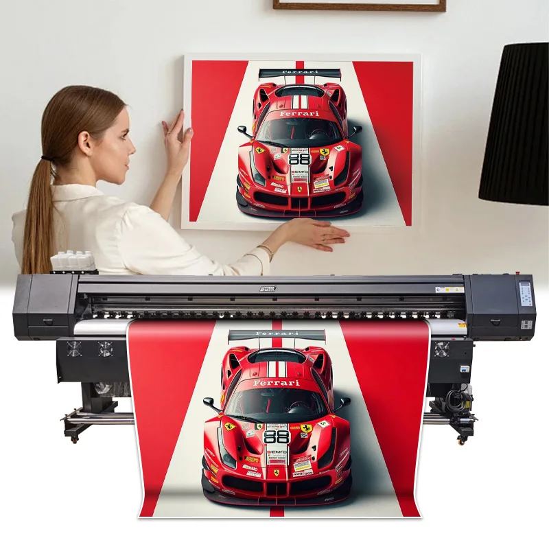 Impresora Eco Solvente de 10 pies (3.2M) Xp600 I3200 de Formato Ancho para Impresión de Pancartas y Gráficos con Tinta Eco Solvente