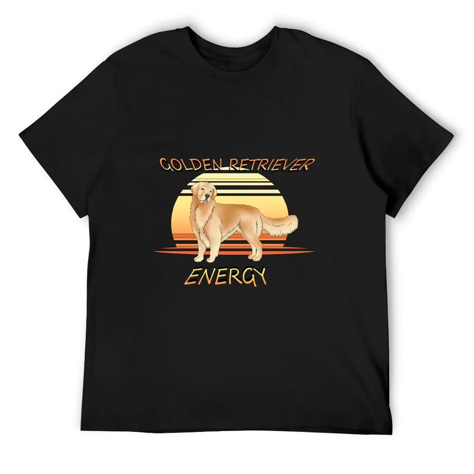 

Golden Retriever Energy 1 T-Shirt shirts graphic graphic t shirt vintage summer tops plain t shirts men