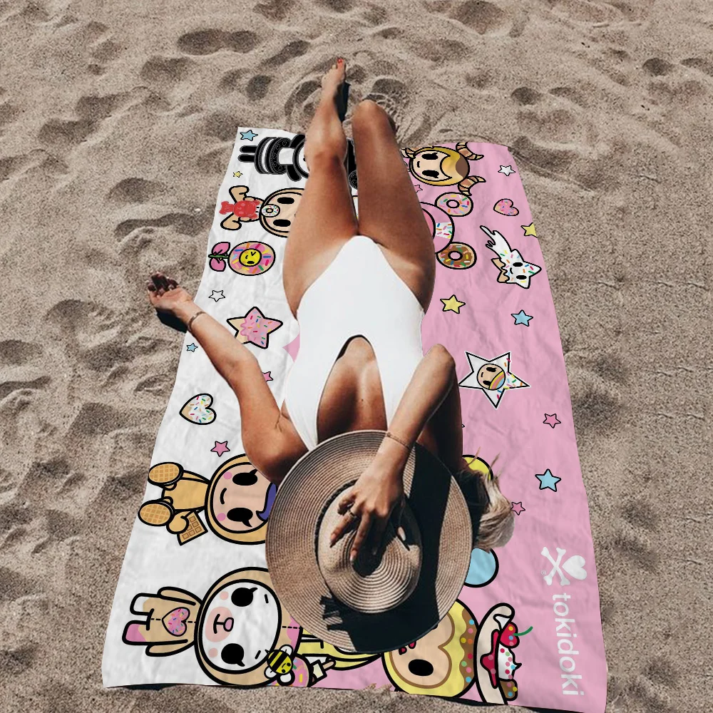 Japan T-Tokidoki Towel Microfiber Beach Towel Absorbent Quick dry Soft Yoga Swimming Resort Mountain Climbing Towel