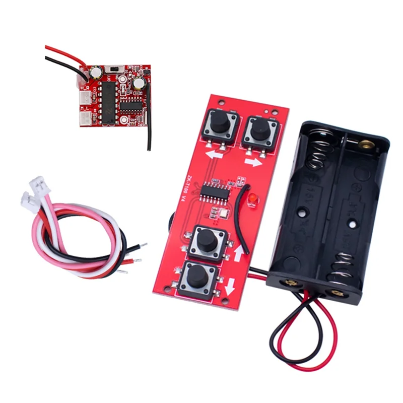 ABMF-4-Channel 2.4G Wireless Remote Control Receiver Set Remote Control Accessories ZK-TR100 Toy Car Model Boat Model