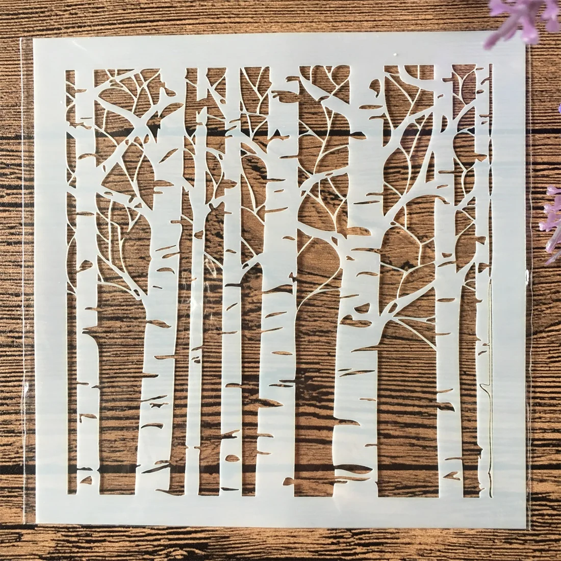 8 Pçs/set 13 centímetros de Estratificação Da Folha Da Árvore de Ginkgo Bud DIY Template Stencils Pintura Coloração Embossing Recados Álbum de fotos