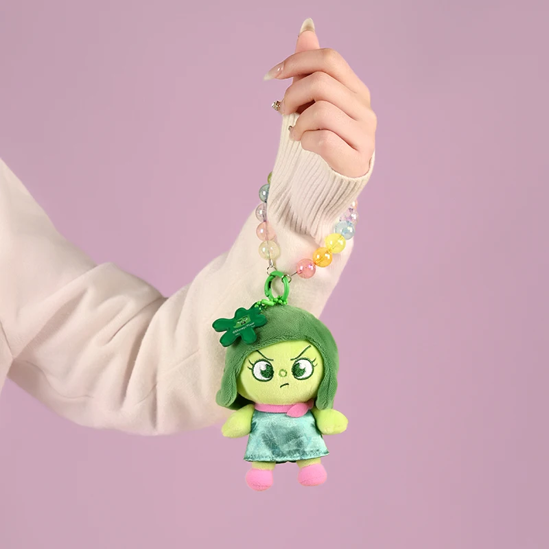 Original Disney Inside Out 2nd Generation Bag Plush Pendant Pendant Figure Pajamas Joy Sadness Anger Disgust Christmas Gifts