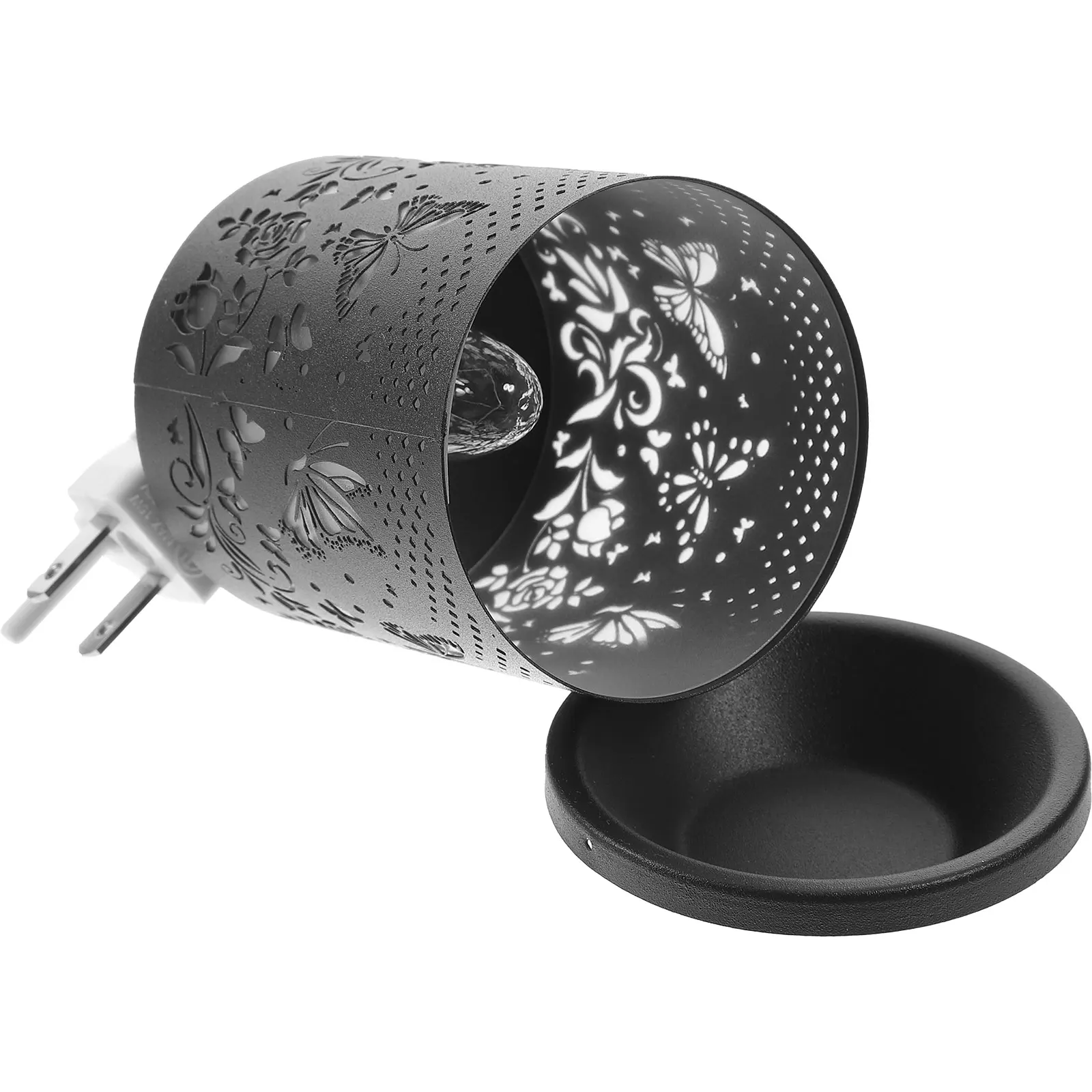 Calentador de cera enchufable de Metal, quemador de cera eléctrico, calentador de fragancia, lámpara de noche, calentador de cera perfumado,