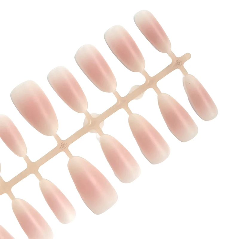 30Pcs Wearable Press On Fake Nails Nail Tips Nails Art Extension Tools Blush Color Fake Nails Removable False Nails