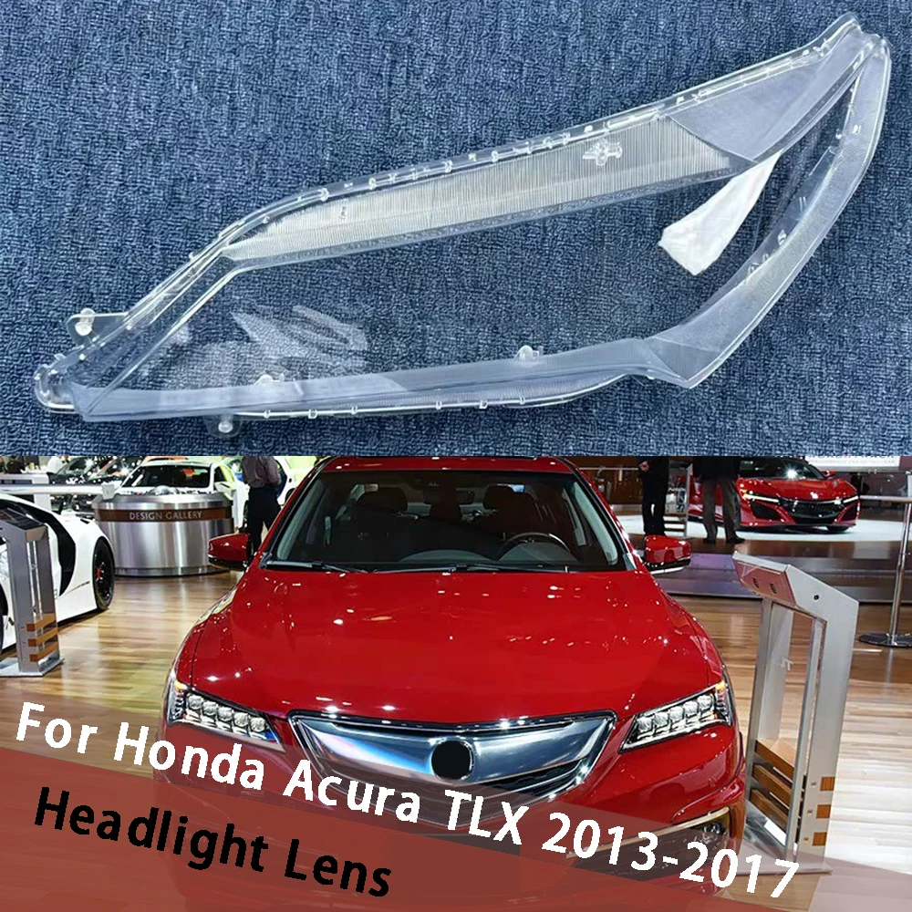 Für Honda Acura TLX 2013-2017 Scheinwerfergehäuse Transparenter Lampenschirm Lampenschale Lampenabdeckung Scheinwerferabdeckung Linse Plexiglas