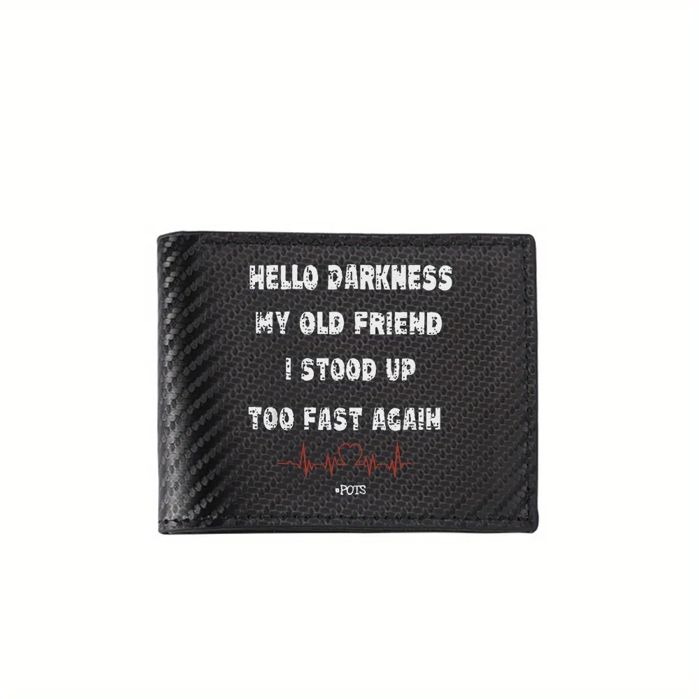 

Привет, тьма, друг, быстро снова, мужские кошельки, простые деловые, современные, стильные, с принтом, подарки для отца, парня C