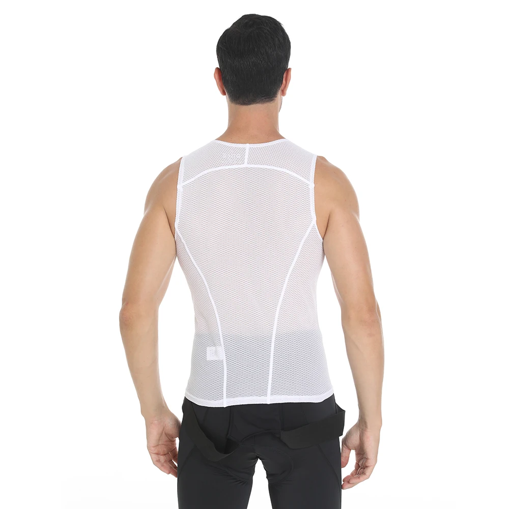 Camiseta Base de ciclismo para hombre, chaleco de malla, ropa interior