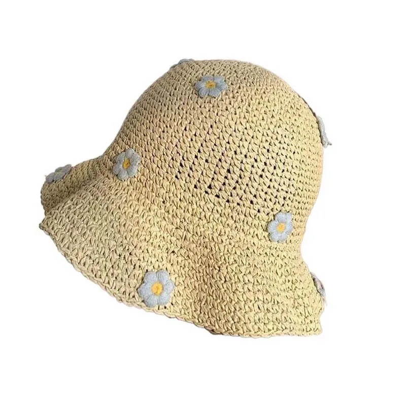 Straw Womens Caps Sunscreen Men Women Sun Hats Spring and Summer Clothing Accessories Fancy Outdoor New MJ1233