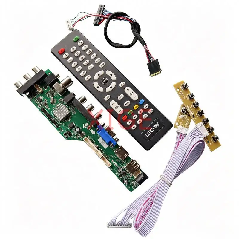 

Drive Board Fit LTN101NT08 LTN101NT05 LTN101NT06 LTN101NT07 1024x600 Laptop Screen 40-Pin LVDS HDMI/VGA/AV/USB/DVB 1024*600 Kit