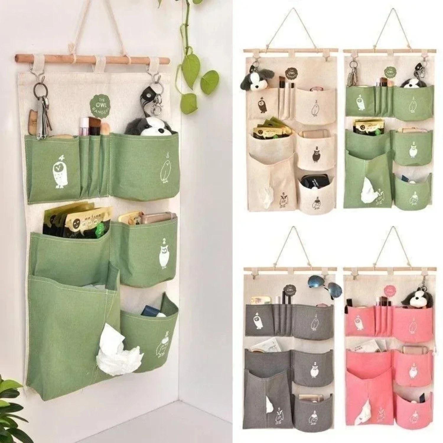 Effortless, Practical, Handy Hanging Bag Organizer - Neat, Versatile Storage Solution - Convenient for Bathroom, Car, Wardrobe,