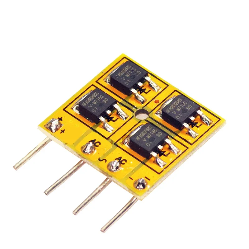 DLHiFi 16A 600V 18ns 4 pezzi VISHAY VS muslimum M3 scheda finita a ponte raddrizzatore ad alta velocità con dissipatore di calore per amplificatore di potenza