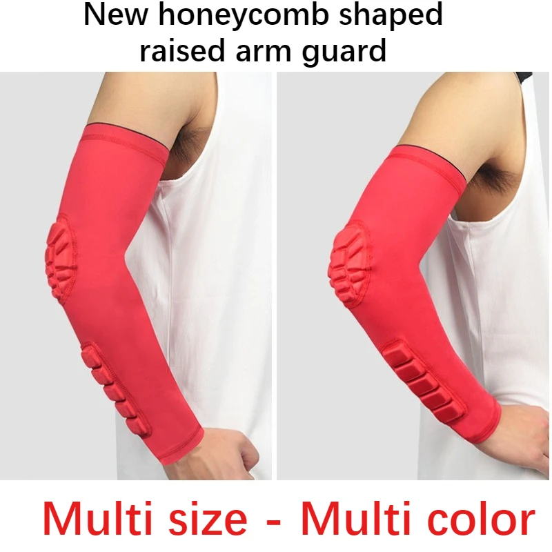 

1 шт. Спортивная защита локтя с сотовой структурой, противоударная, с защитой от давления, рукав для рук, для баскетбола, велоспорта, защитное снаряжение, безопасность