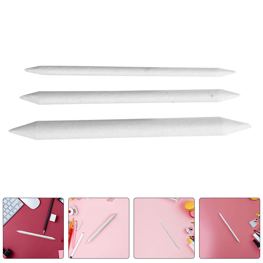 

3Pcs Sketch Paper Blending Stumps Tortillon Drawing Tools Essential Charcoal Sketching Kit Art Supplies for Artists