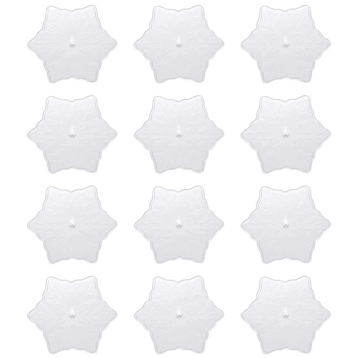 

100pcs Cake Decorating Base Plastic Food Grade Birthday Wedding Safe Healthy Decoration Plastic Flower Nails
